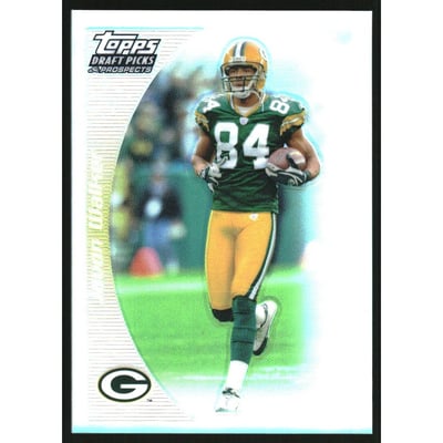 2005 Topps Draft Picks and Prospects Chrome Gold Refractors #19 Javon Walker