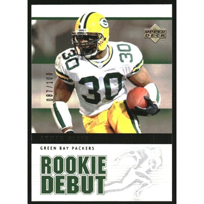 2005 Upper Deck Rookie Debut Gold 100 #37 Ahman Green
