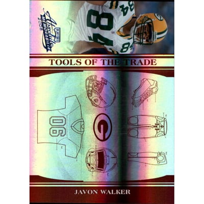 2006 Absolute Memorabilia Tools of the Trade Red Spectrum #TOT73 Javon Walker