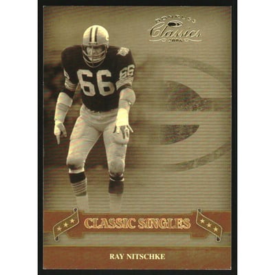 2006 Donruss Classics Classic Singles Gold #28 Ray Nitschke