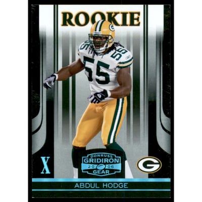 2006 Donruss Gridiron Gear Platinum Holofoil X's #102 Abdul Hodge