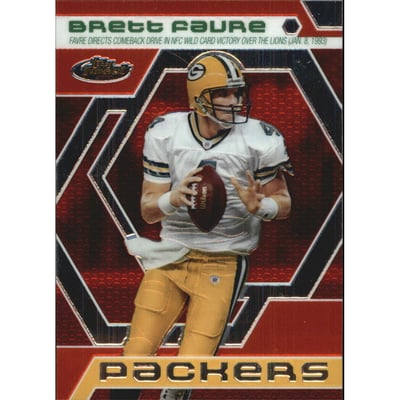2006 Finest Brett Favre Finest Moments #BF19 Brett Favre