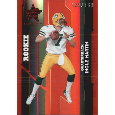 2006 Leaf Rookies and Stars Longevity Target Ruby Parallel #203 Ingle Martin