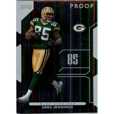 2006 Playoff NFL Playoffs Gold Proof #127 Greg Jennings