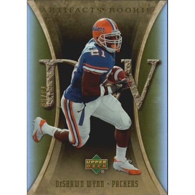 2007 Artifacts Gold #168 DeShawn Wynn