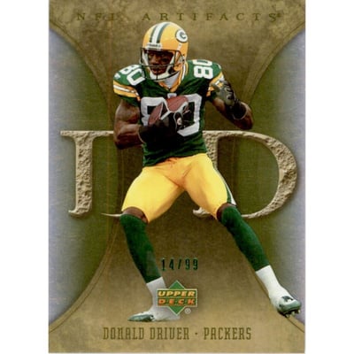 2007 Artifacts Green #40 Donald Driver