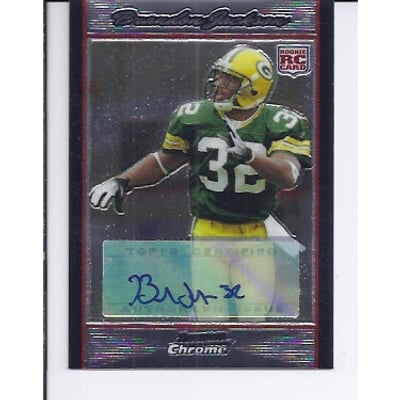 2007 Bowman Chrome Rookie Autographs #BC67 Brandon Jackson I