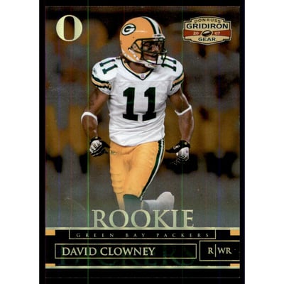 2007 Donruss Gridiron Gear Gold Holofoil O's #126 David Clowney