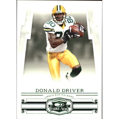 2007 Donruss Threads Retail Green #80 Donald Driver
