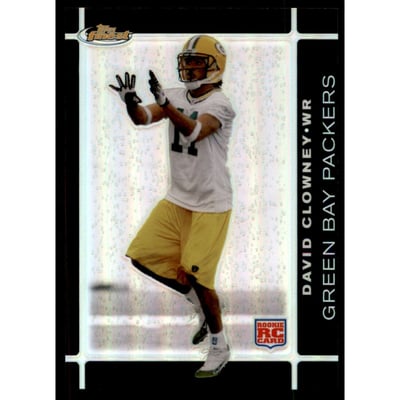 2007 Finest Black Refractors #141 David Clowney