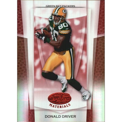 2007 Leaf Certified Materials Mirror Red #31 Donald Driver
