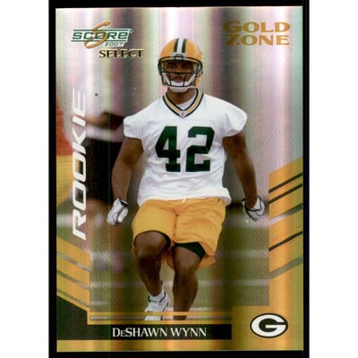 2007 Select Gold Zone #377 DeShawn Wynn