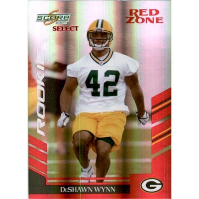 2007 Select Red Zone #377 DeShawn Wynn