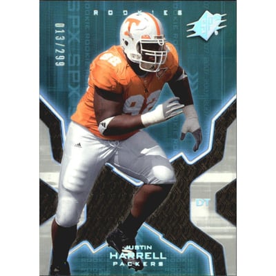 2007 SPx Silver Holofoil Rookies #107 Justin Harrell