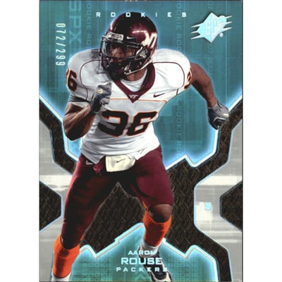2007 SPx Silver Holofoil Rookies #155 Aaron Rouse