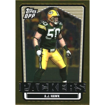 2007 Topps Draft Picks and Prospects Chrome Gold #72 A.J. Hawk