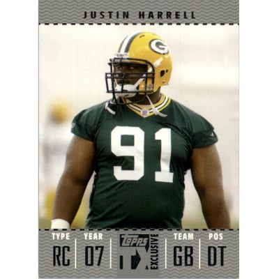 2007 Topps TX Exclusive Silver #140 Justin Harrell