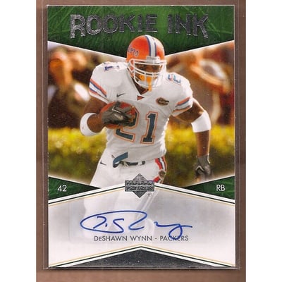 2007 Upper Deck Rookie Ink #RIDW DeShawn Wynn