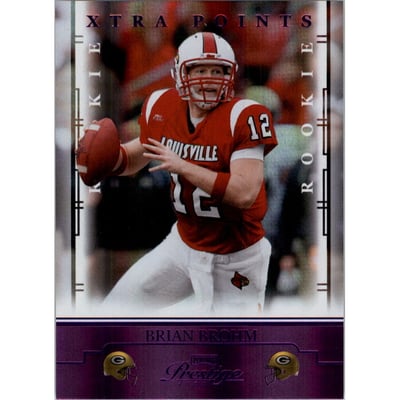 2008 Playoff Prestige Xtra Points Purple #113 Brian Brohm