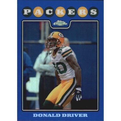2008 Topps Chrome Blue Refractors #TC80 Donald Driver