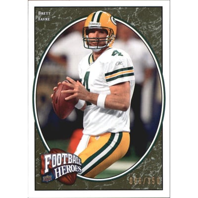 2008 Upper Deck Heroes Green #8 Brett Favre