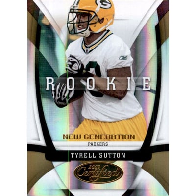 2009 Certified Mirror Gold #199 Tyrell Sutton