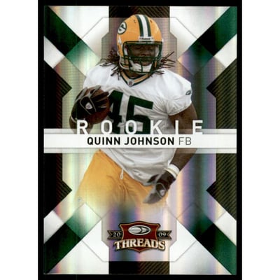 2009 Donruss Threads Retail Green #181 Quinn Johnson