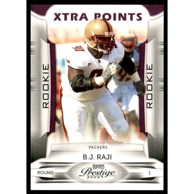 2009 Playoff Prestige Xtra Points Purple #110 B.J. Raji