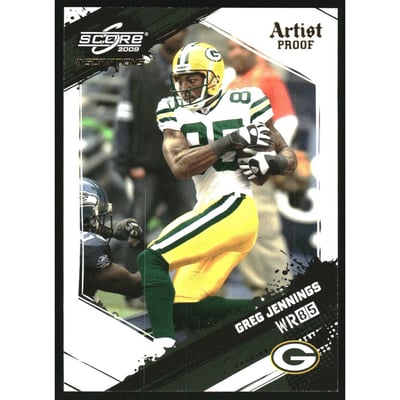 2009 Score Inscriptions Artist's Proof #107 Greg Jennings