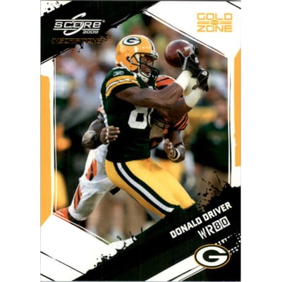 2009 Score Inscriptions Gold Zone #105 Donald Driver