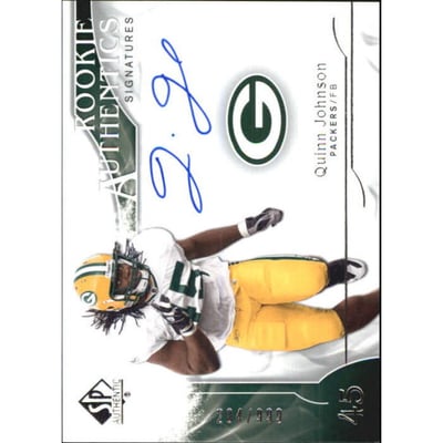 2009 SP Authentic #324 Quinn Johnson AU RC