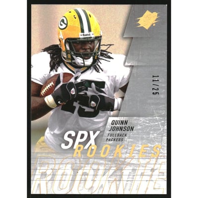 2009 SPx Rookies Gold Holofoil #199 Quinn Johnson