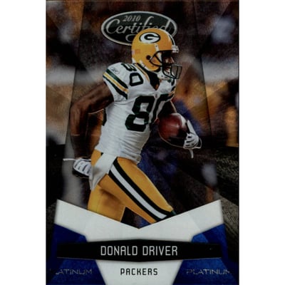 2010 Certified Platinum Blue #52 Donald Driver