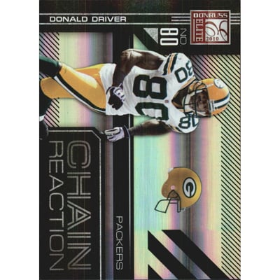 2010 Donruss Elite Chain Reaction Black #10 Donald Driver
