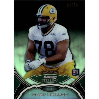 2011 Bowman Sterling Black Refractors #10 Derek Sherrod