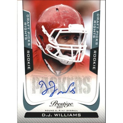 2011 Prestige Draft Picks Rights Autographs #225 D.J. Williams/299