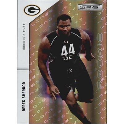 2011 Rookies and Stars Longevity Parallel Gold #184 Derek Sherrod
