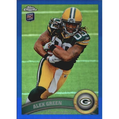 2011 Topps Chrome Blue Refractors #149 Alex Green