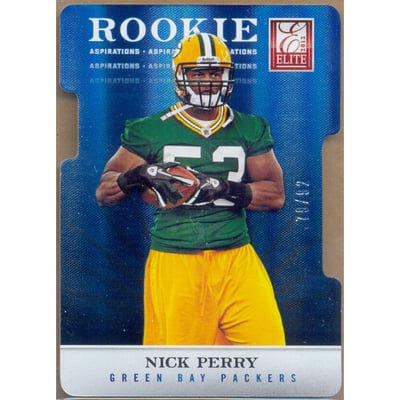 2012 Elite Aspirations #124 Nick Perry/92