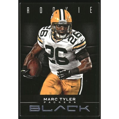 2012 Panini Black Platinum #161 Marc Tyler