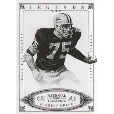 2012 Panini National Treasures #133 Forrest Gregg