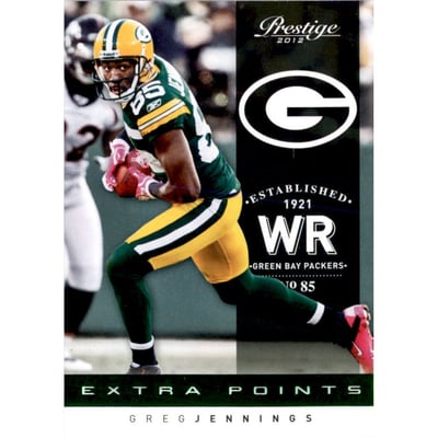 2012 Prestige Extra Points Green #70 Greg Jennings