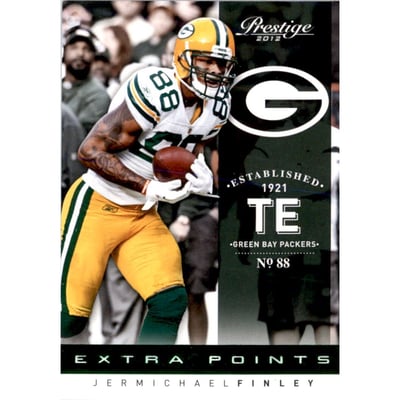 2012 Prestige Extra Points Green #72 Jermichael Finley