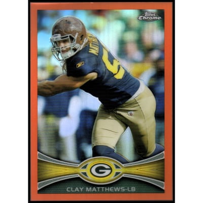 2012 Topps Chrome Orange Refractors #144 Clay Matthews