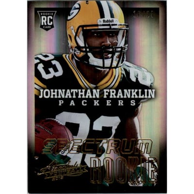 2013 Absolute Spectrum Gold #142A Johnathan Franklin