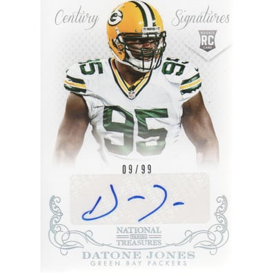 2013 Panini National Treasures #268 Datone Jones AU RC