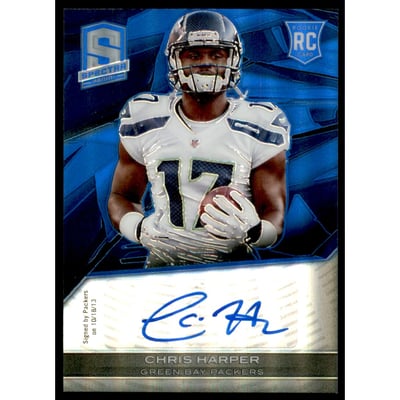 2013 Panini Spectra Blue #118 Chris Harper AU/99