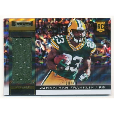 2013 Rookies and Stars Longevity Gold Parallel #212 Johnathan Franklin JSY