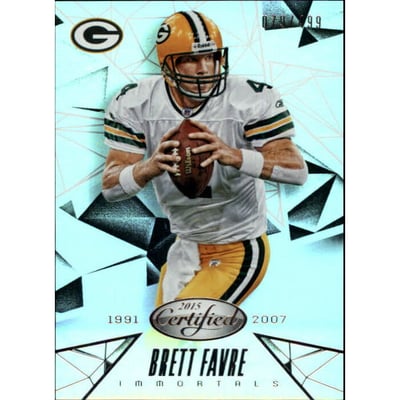 2015 Certified Mirror Silver #120 Brett Favre IMM