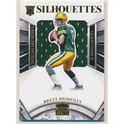 2015 Crown Royale Rookie Silhouettes Gold #204 Brett Hundley